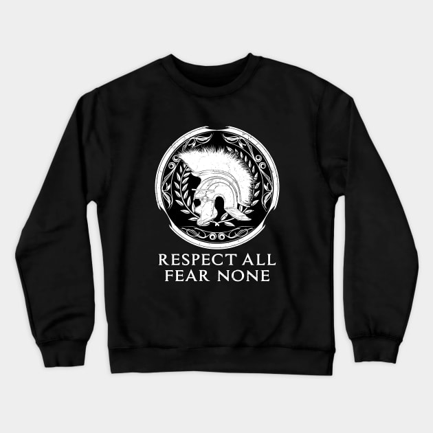 Respect all fear none Crewneck Sweatshirt by NicGrayTees